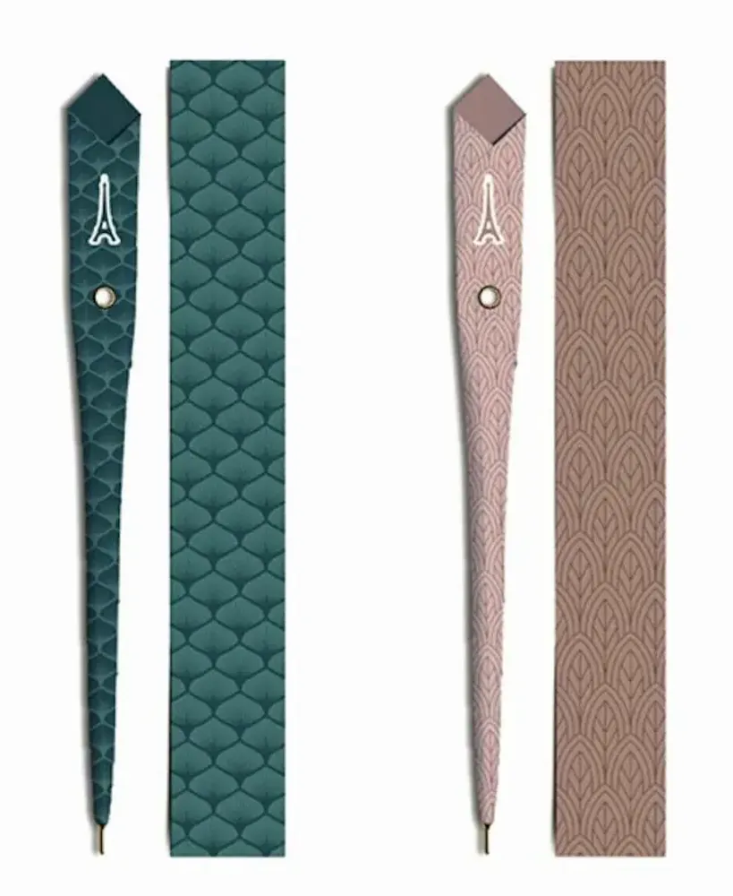 Stylos, feutres et crayons - 48 stylos en papier - Collection ART DÉCO - PLUME DE PAPIER