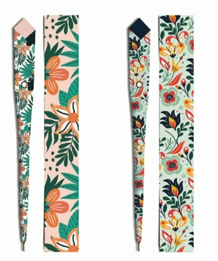 Stylos, feutres et crayons - 48 stylos en papier - Collection FLEURS - PLUME DE PAPIER