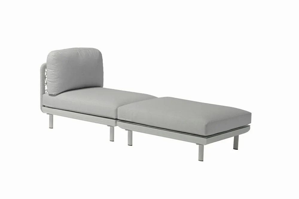 Lawn sofas   - CLUB garden chair without armrest - COUTURE JARDIN