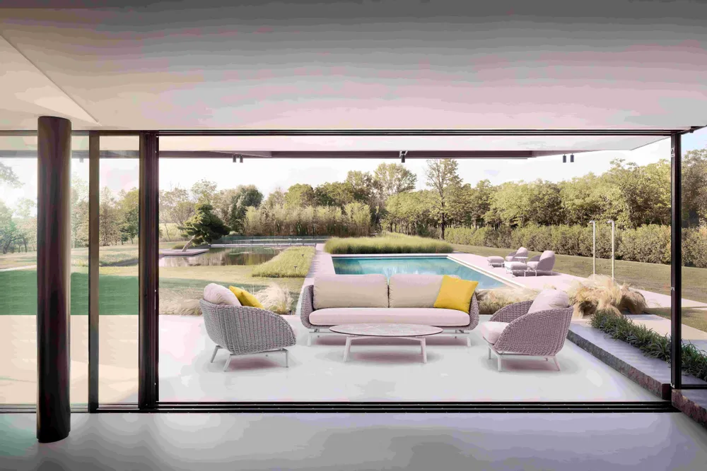 Lawn sofas - Sofa (left corner) SCOOP - COUTURE JARDIN