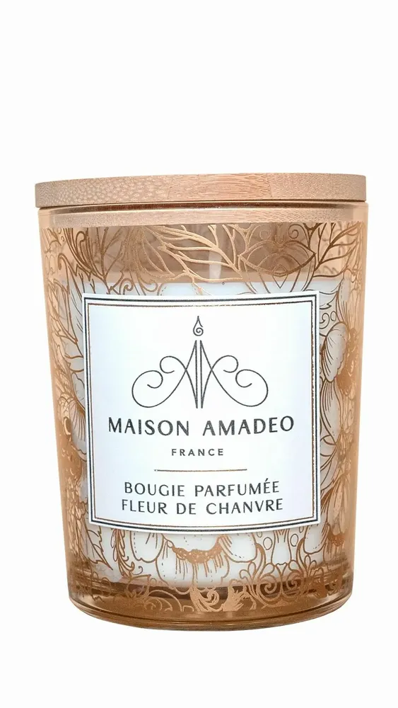 Bougies - Bougie parfumée Fleur de chanvre - MAISON AMADEO