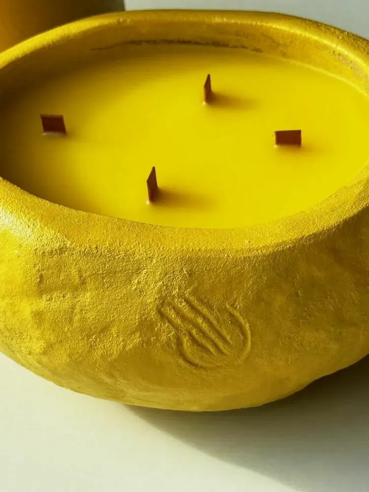 Candles - Coloured raw - OSCAR LUXURY CANDLES