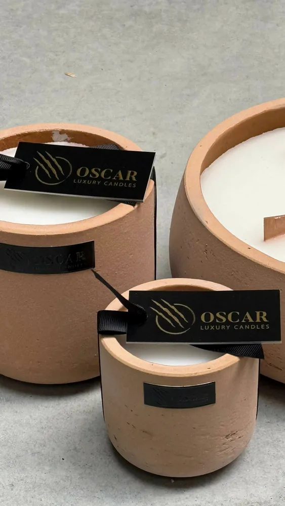Accessoires de jardinage - Pot d'extérieur beige - OSCAR LUXURY CANDLES