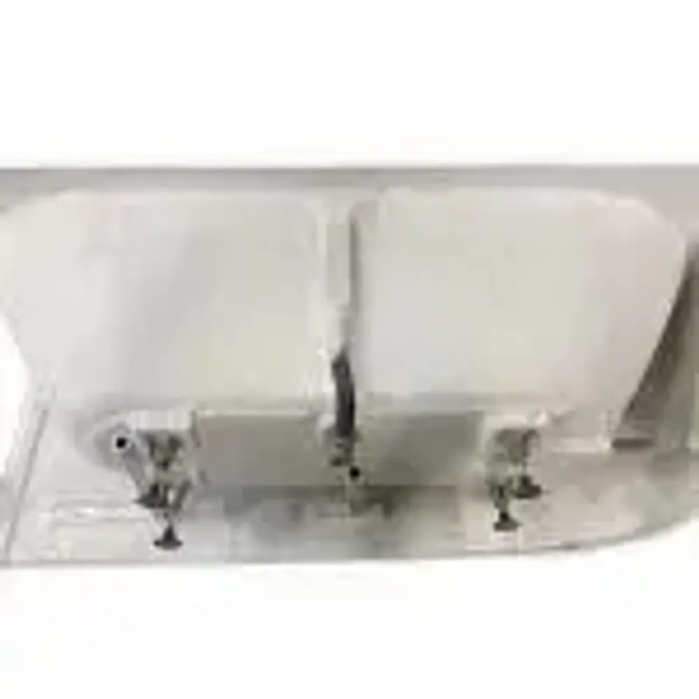 Baignoires - Baignoire semi-îlot Murale CAPRI 160 Droite L. 160 x l. 76 cm, SPALINA - SPALINA