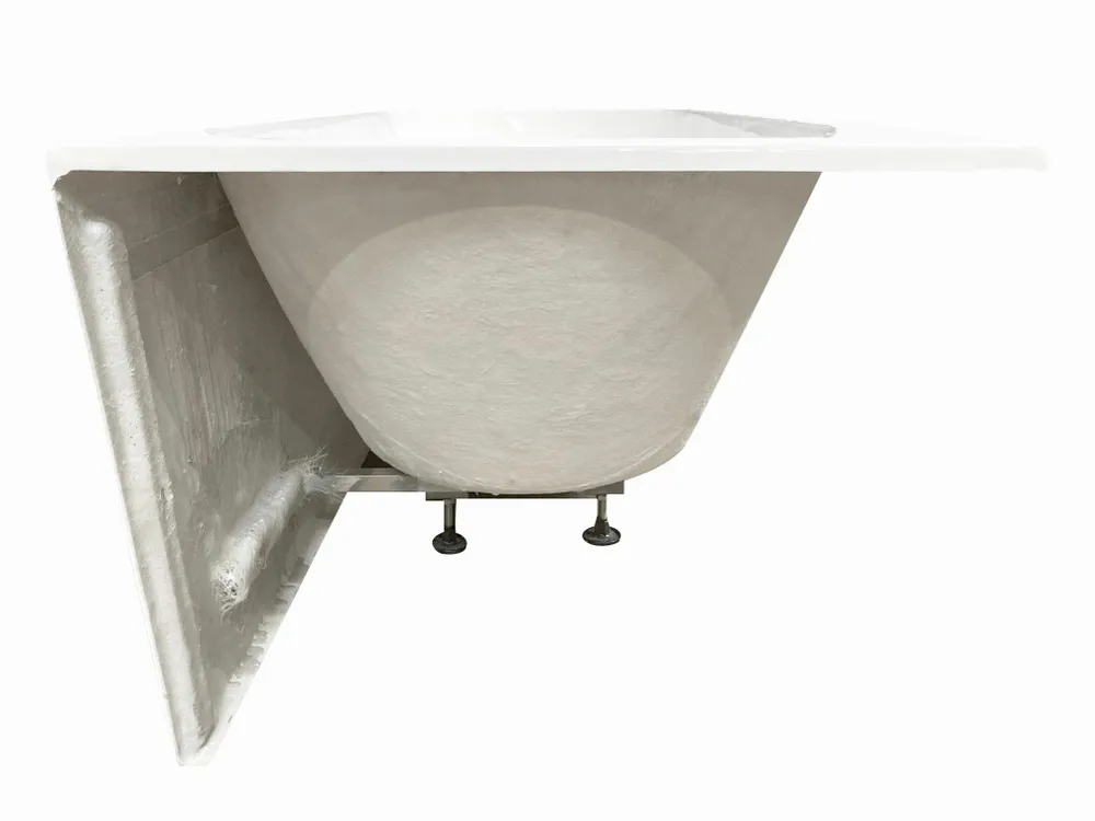 Bathtubs - Semi-Freestanding Wall-Mounted Bathtub CAPRI 180 Right L. 180 x W. 81 - SPALINA