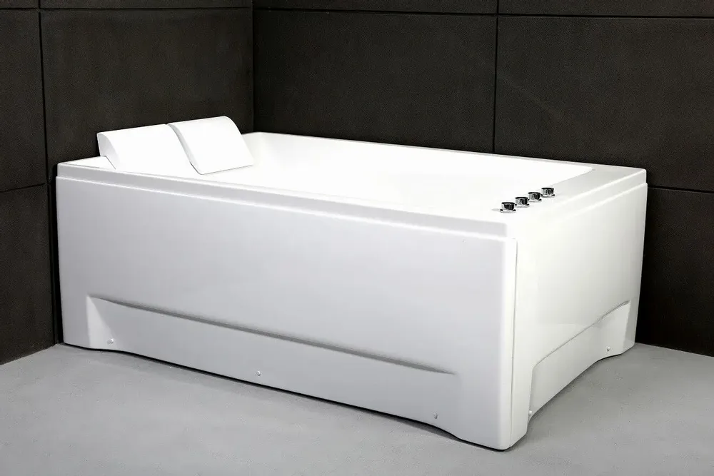 Baignoires - Baignoire balnéo 2 places KENSHO DUO Wave L180xl120xH68cm, SPALINA - SPALINA