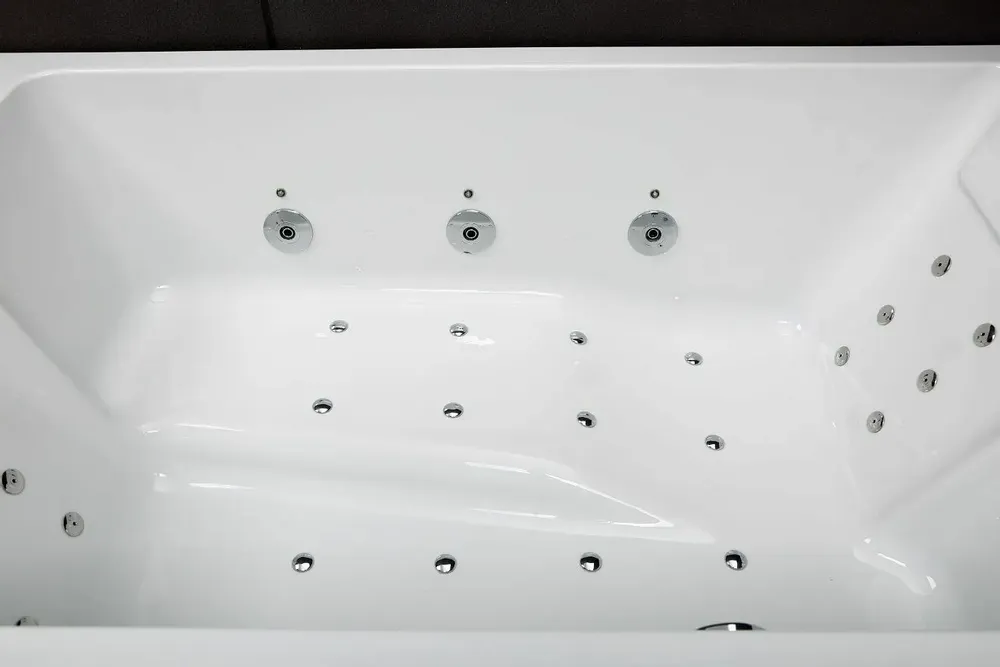 Bathtubs - Whirlpool Bathtub BRAVA DUO Jets 2 People L. 170 x W. 100cm, SPALINA - SPALINA