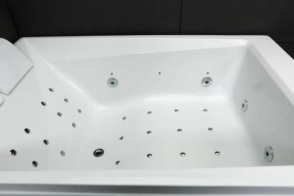 Bathtubs - Whirlpool Bathtub TONSAY DUO Jets 2 People L. 180 x W. 120 cm, SPALINA - SPALINA