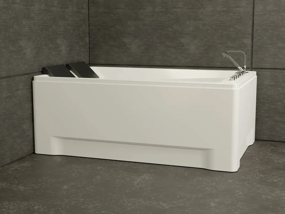 Bathtubs - Whirlpool Bathtub TONSAY DUO Jets 2 People L. 180 x W. 120 cm, SPALINA - SPALINA