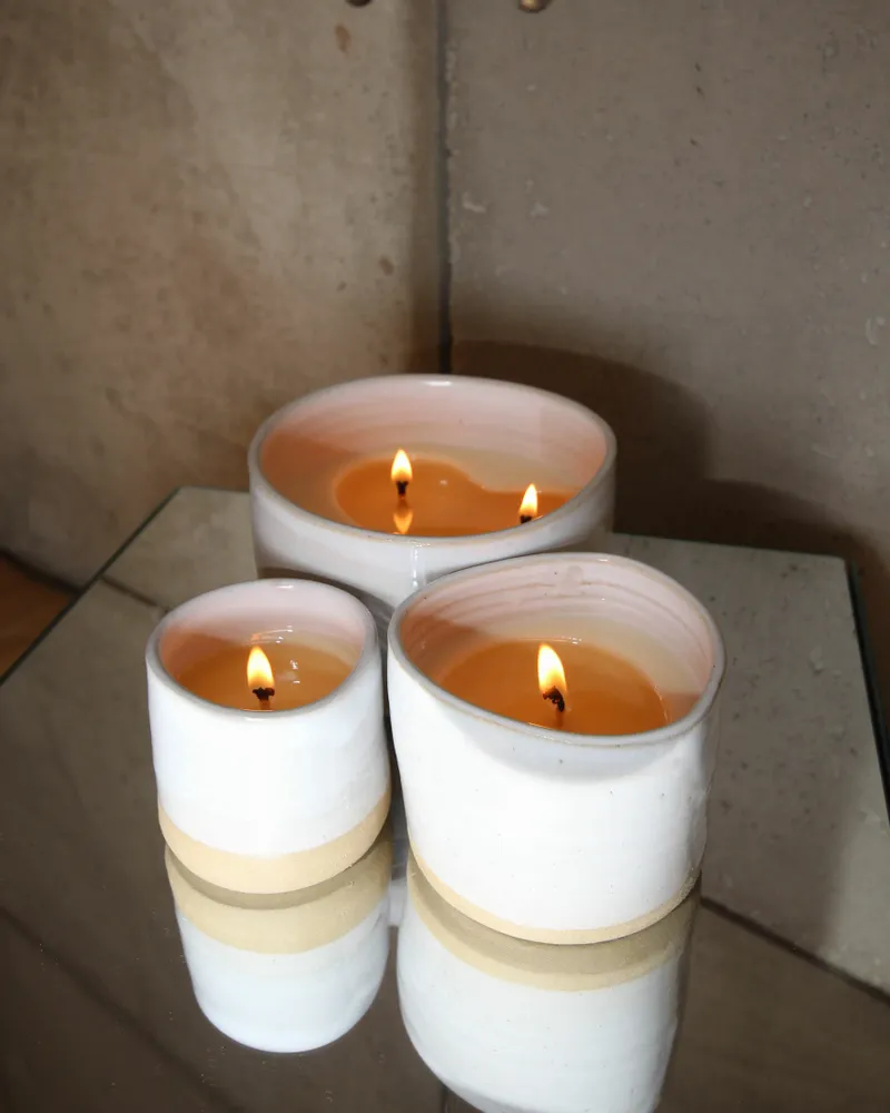 Candles - Essence d'Azur refillable scented candle 360g - MAISON TASSAN