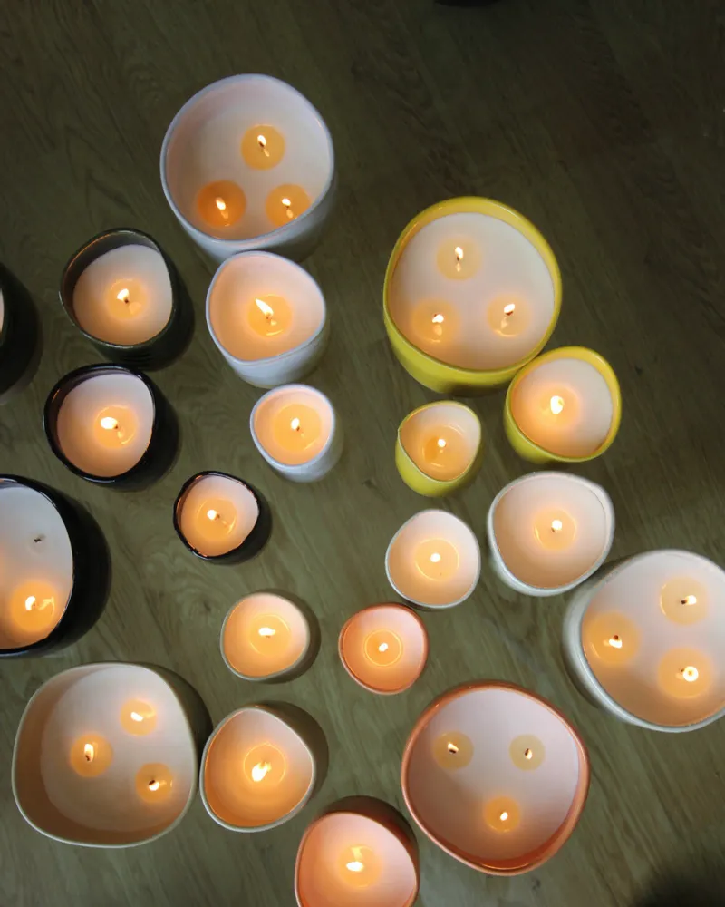 Candles - Essence d'Azur refillable scented candle 360g - MAISON TASSAN