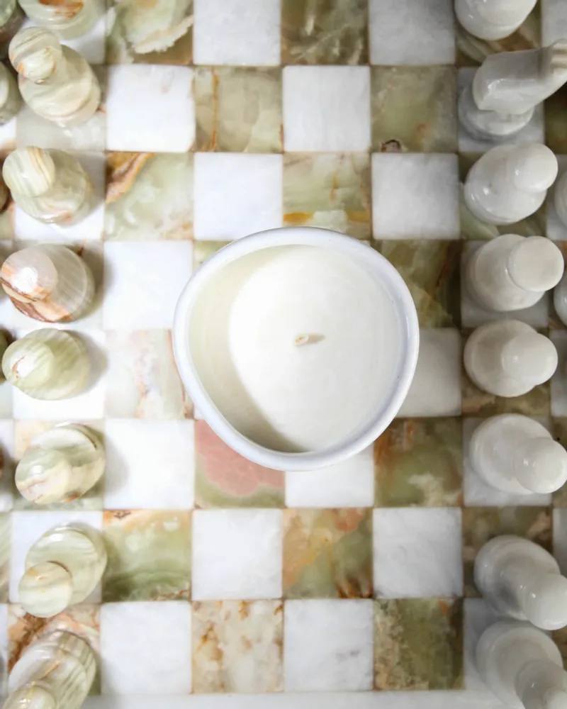 Bougies - Bougie parfumée rechargeable Essence d'Azur 180g - MAISON TASSAN