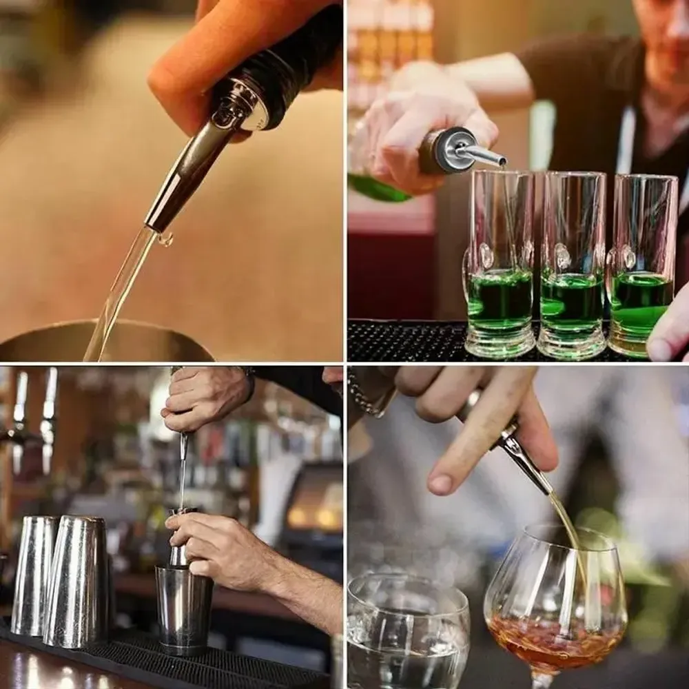 Accessoires pour le vin - Bec verseur pour bouteille - 3 couleurs - SOSTRAW & SMARTTHINGS