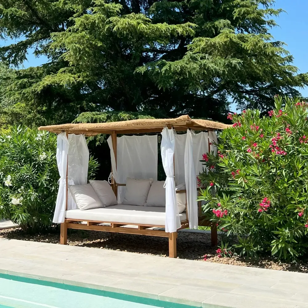 Canapés de jardin - MADRAGUE - Gazebo, daybed, lit de jardin, espace détente, ombrage - HONEYMOON