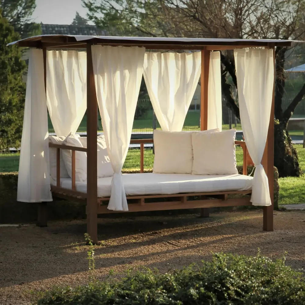 Canapés de jardin - MADRAGUE - Gazebo, daybed, lit de jardin, espace détente, ombrage - HONEYMOON