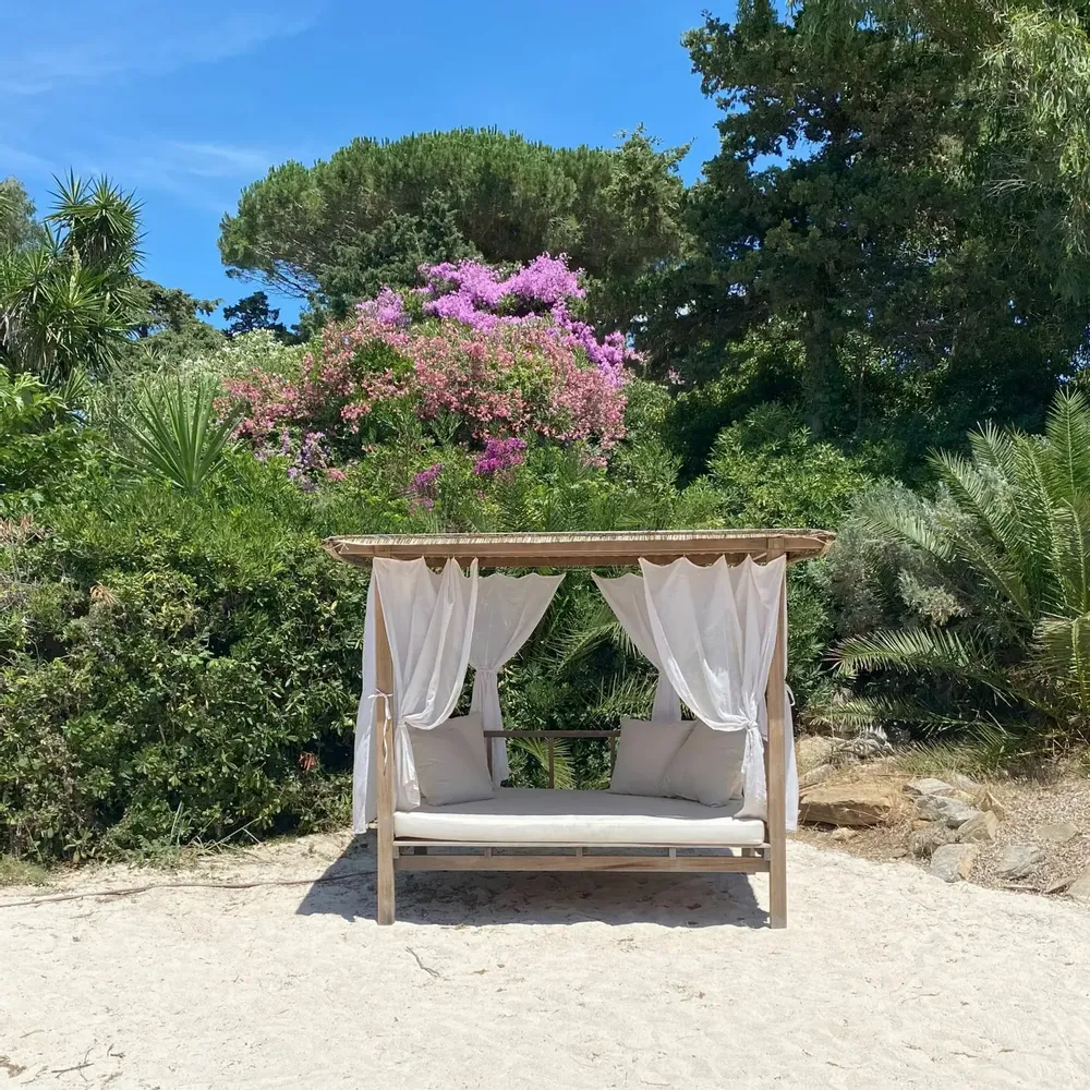 Canapés de jardin - MADRAGUE - Gazebo, daybed, lit de jardin, espace détente, ombrage - HONEYMOON