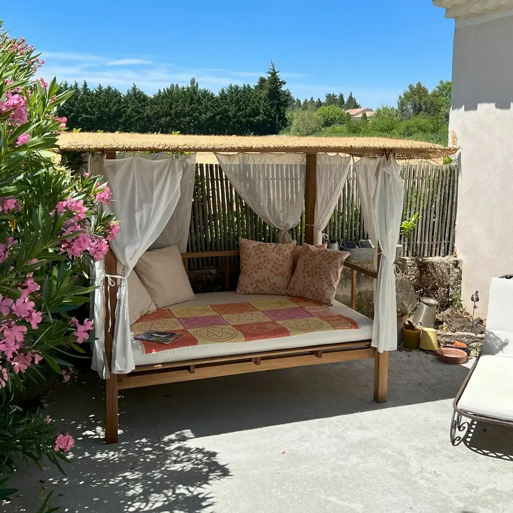 Canapés de jardin - MADRAGUE - Gazebo, daybed, lit de jardin, espace détente, ombrage - HONEYMOON