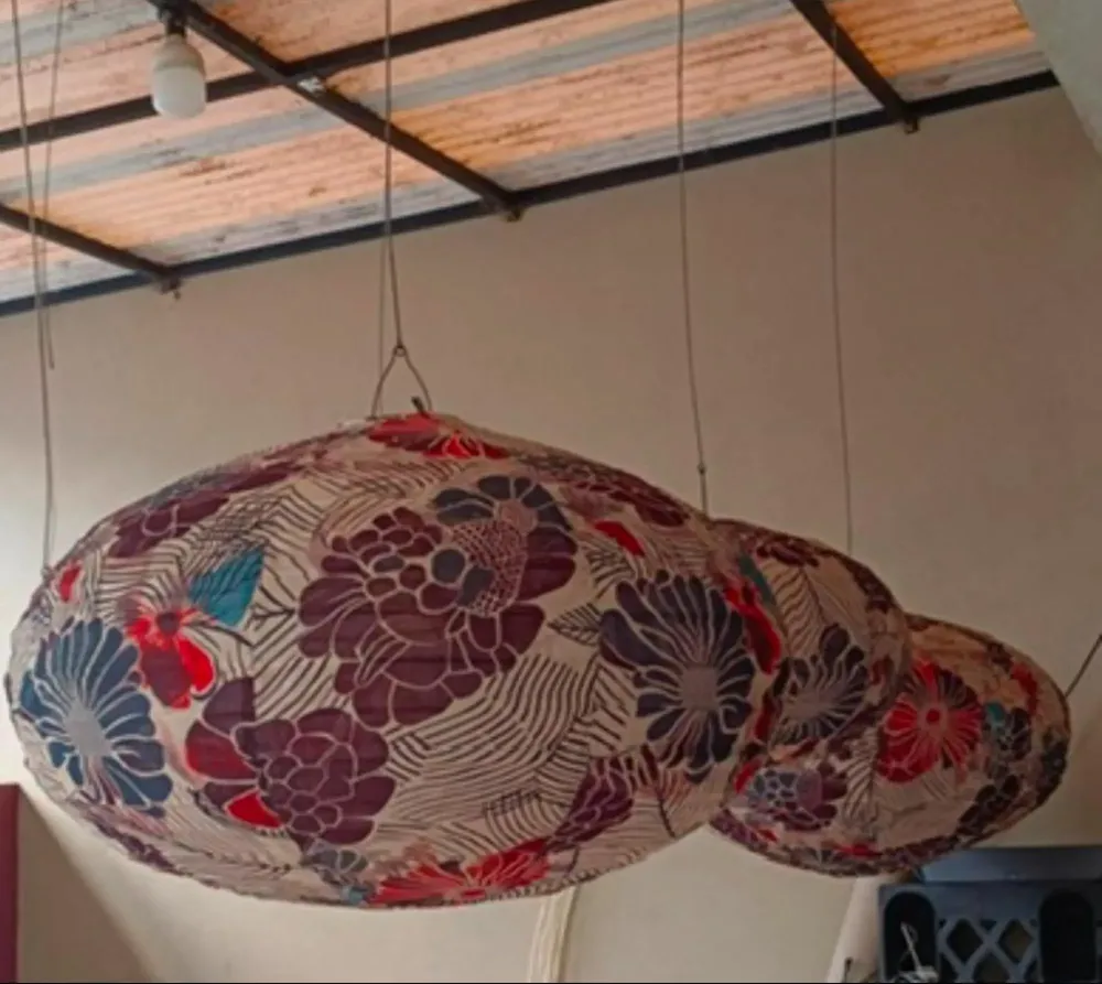 Suspensions - SUSPENSION EN TISSU - Collection Vienna Herbarium - Oval 60 - JOLI JOUR PARIS