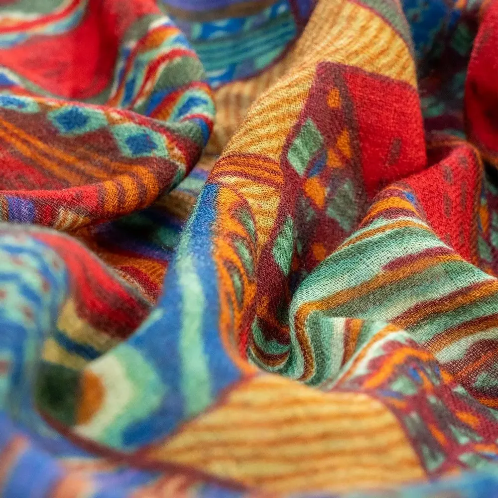Scarves - GAUTHIER wool and modal scarf - MONSIEUR CHARLI