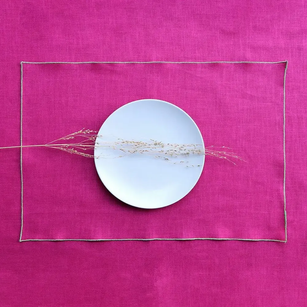 Table linen - Linen placemat | CORDONCINO - GIARDINO SEGRETO