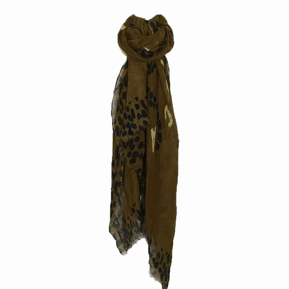Scarves - TIGRE linen scarf - MONSIEUR CHARLI