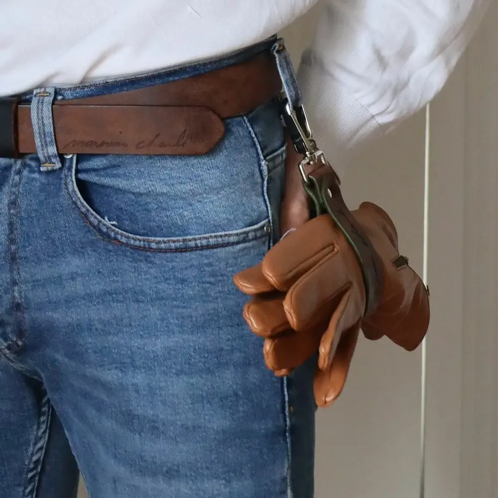 Leather goods - PEPITO leather keychain - MONSIEUR CHARLI
