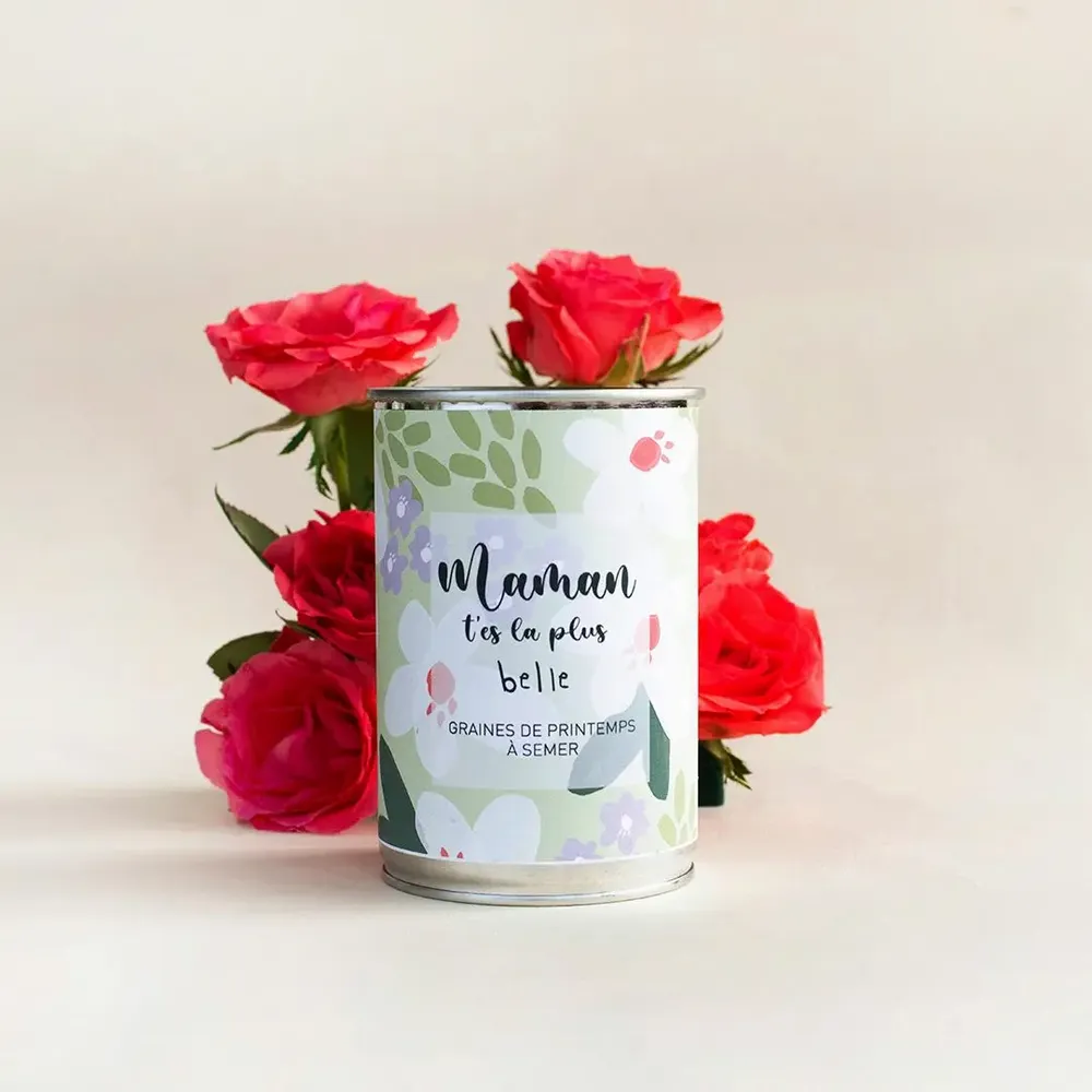 Cadeaux - Kit à semer "Maman t'es la plus Belle" Fabriqué en France - MAUVAISES GRAINES