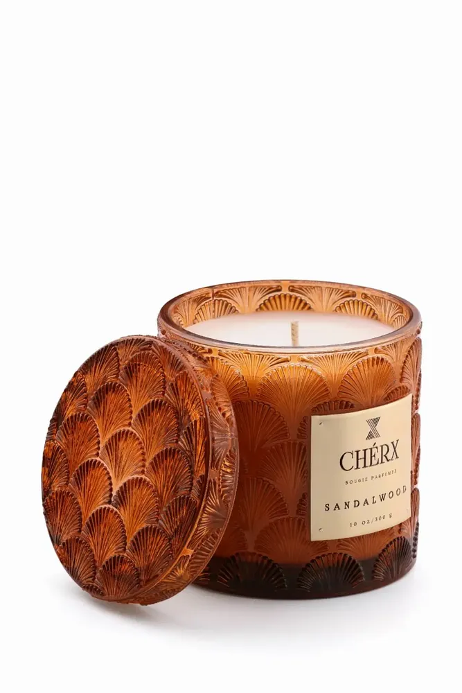 Decorative objects - Sandalwood - glass candle - CHÉRX