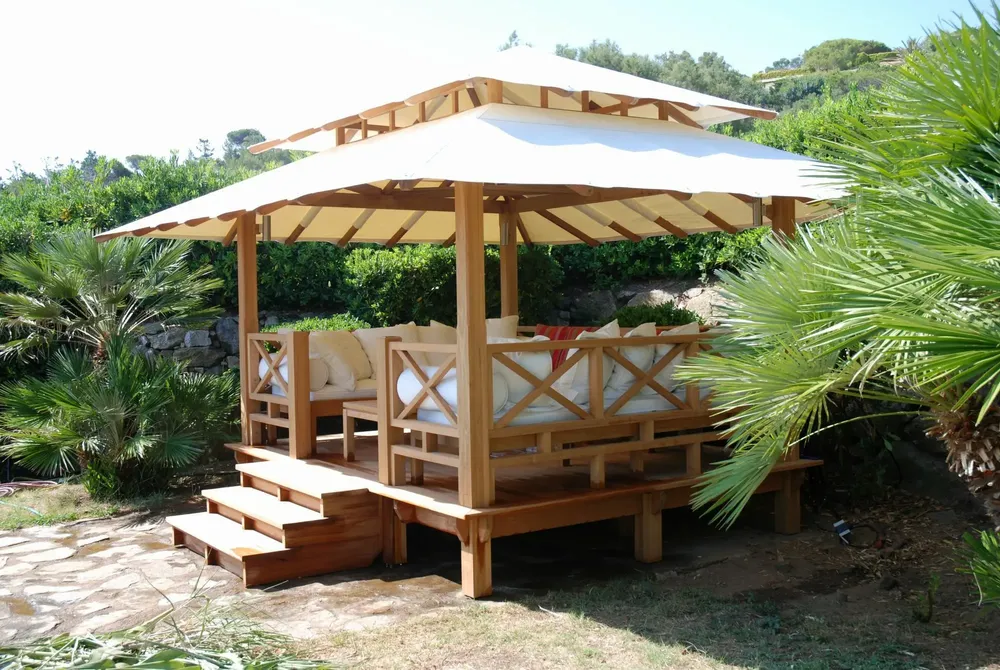 Méridiennes - SUNRISE - Gazebo, Pergola, Kiosque, Pavillon, Salon, Paillotte, Faré - HONEYMOON