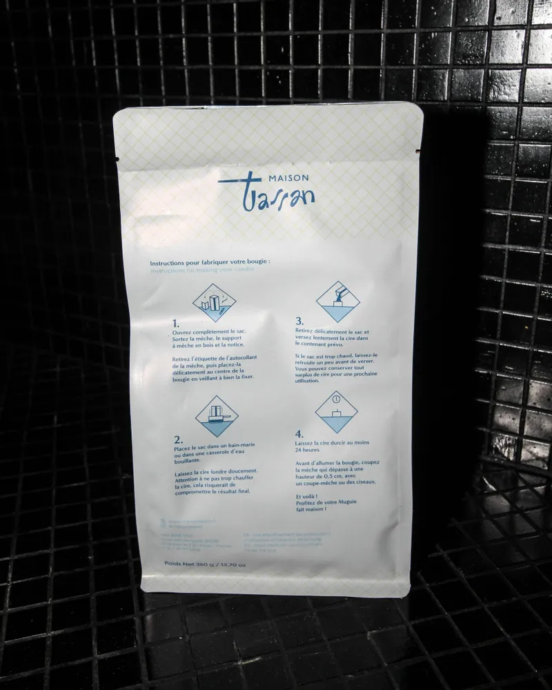 Bougies - Kit de recharge Essence d'Azur 180g - MAISON TASSAN