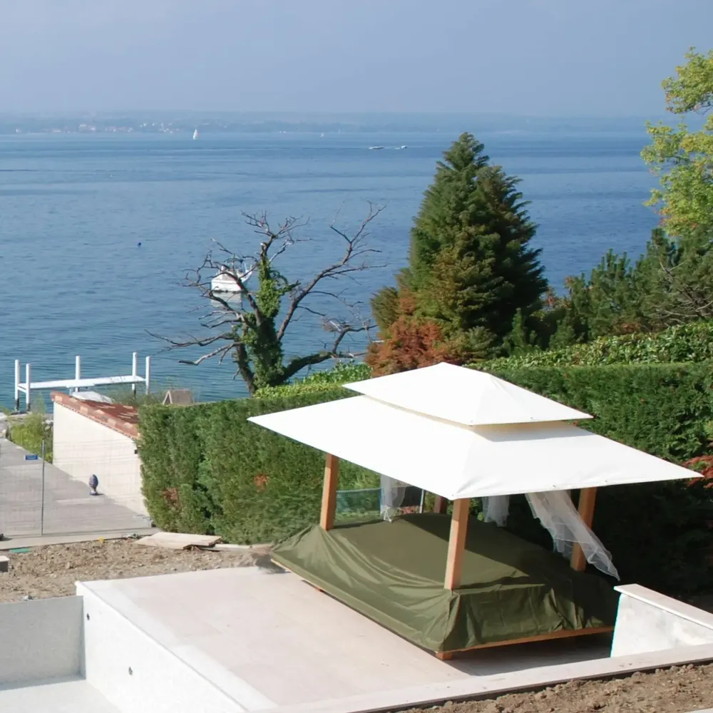 Lawn sofas - SAVANA - Gazebo, daybed, garden bed, relaxation area, shade - HONEYMOON