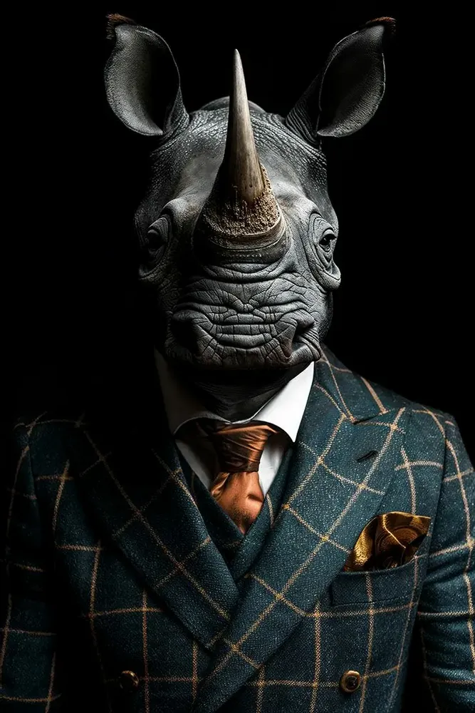 Poster - Wild Suits Collection - BLUE SHAKER