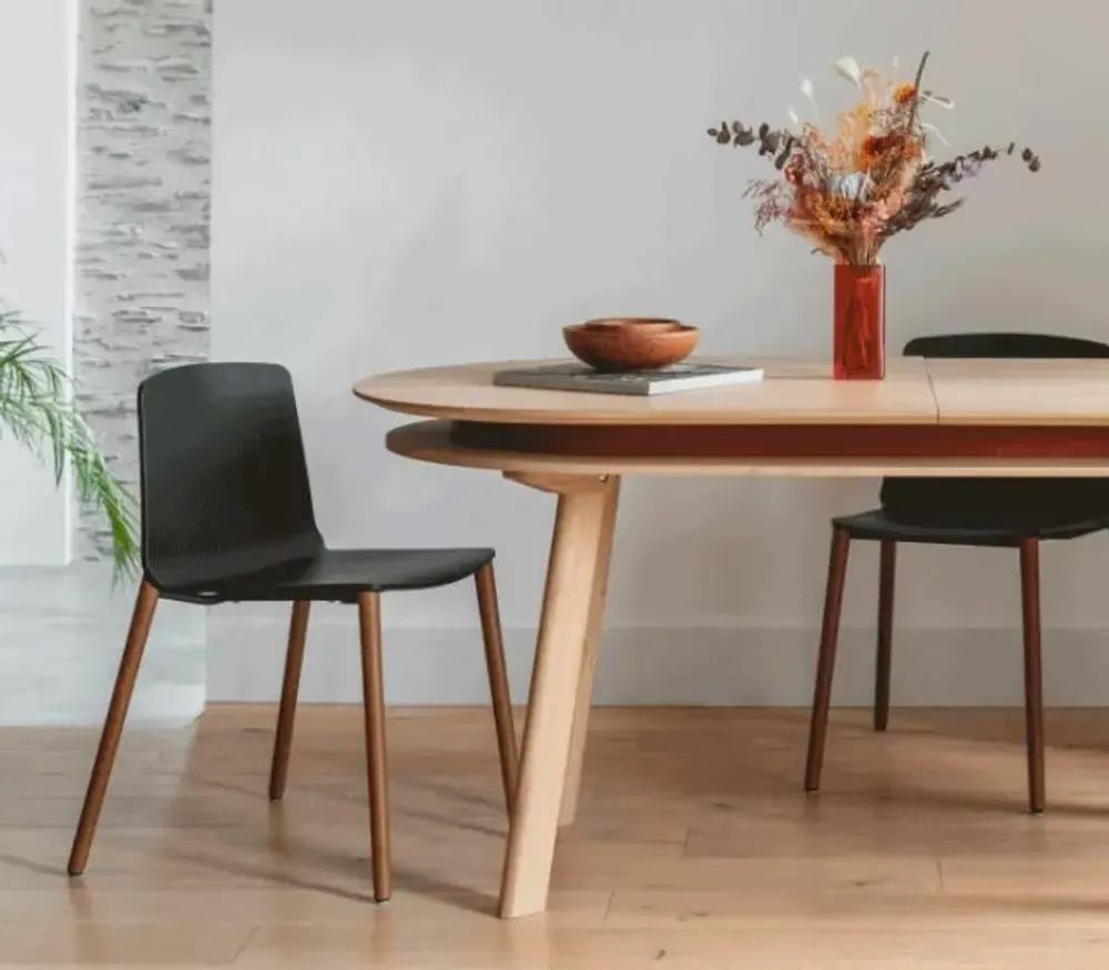 Dining Tables - Parati oak dining table with integrated extensions 220 - JOLLY DESIGN