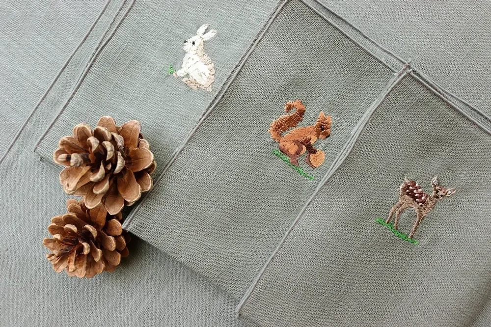 Linge de table textile - Set de table en lin | FORESTA - GIARDINO SEGRETO