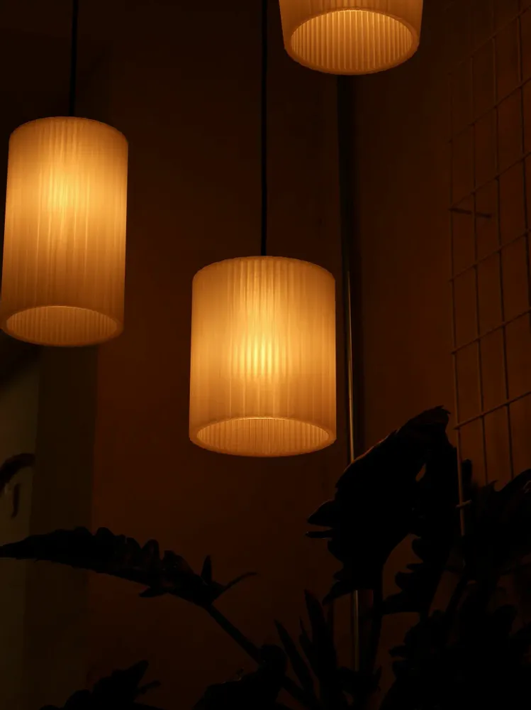 Ceiling lights - HANGING LAMP - MIZAR SHORT - MENDELEK STUDIO