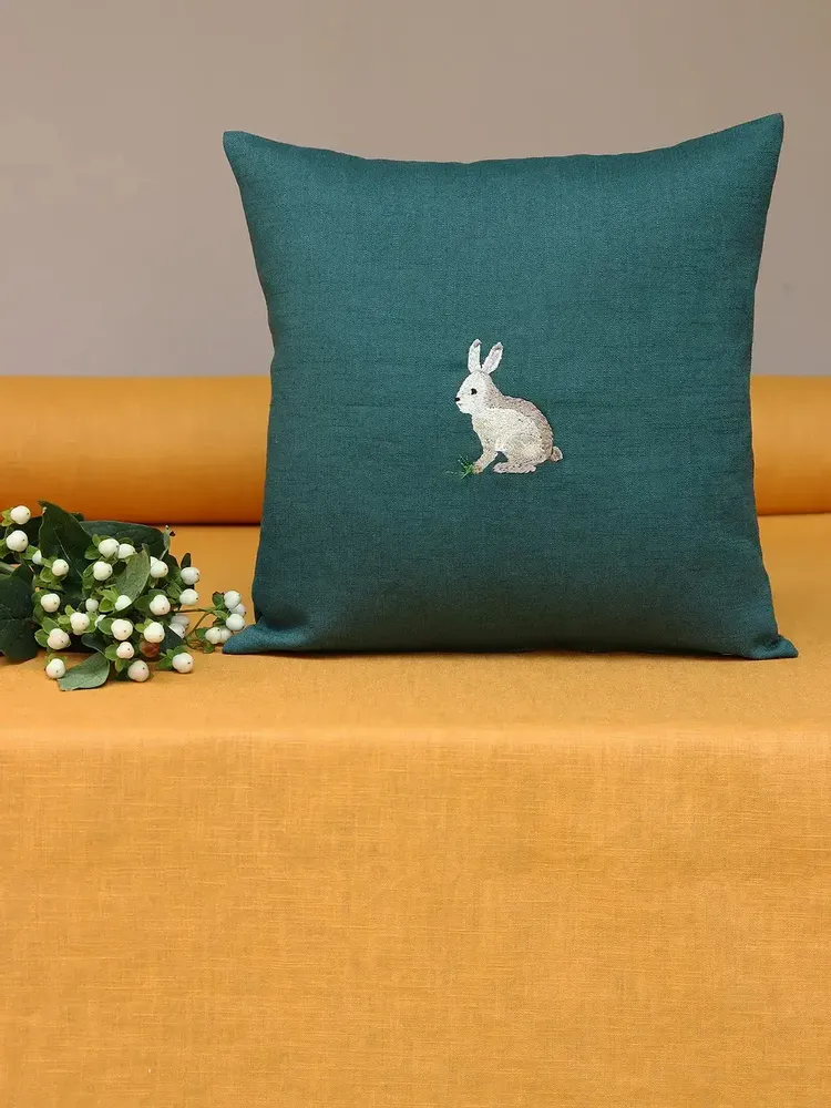 Comforters and pillows - Linen pillow cover | FORESTA - GIARDINO SEGRETO