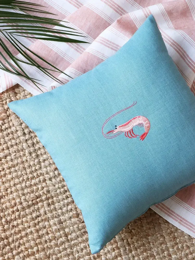 Couettes et oreillers  - Housse d'oreiller en lin | MARINA - GIARDINO SEGRETO