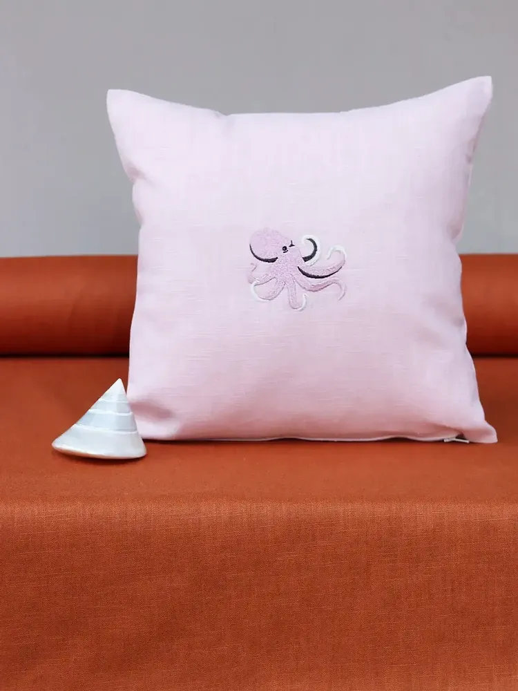 Couettes et oreillers  - Housse d'oreiller en lin | MARINA - GIARDINO SEGRETO