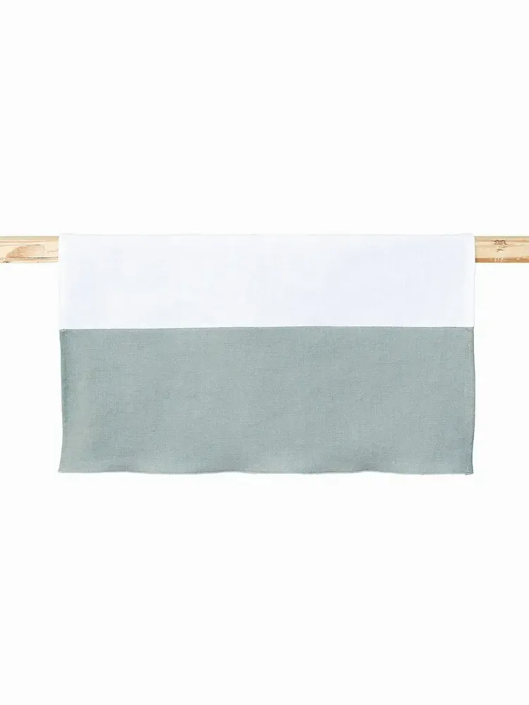 Linge de table textile - Coureur de table en lin | BICOLORE - GIARDINO SEGRETO