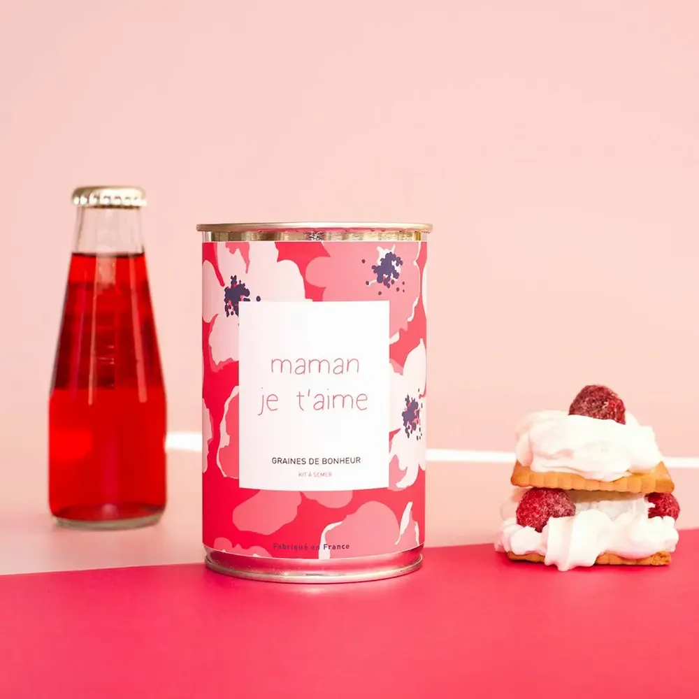 Cadeaux - Kit à semer "Maman, je t'aime" fabriqué en France - MAUVAISES GRAINES