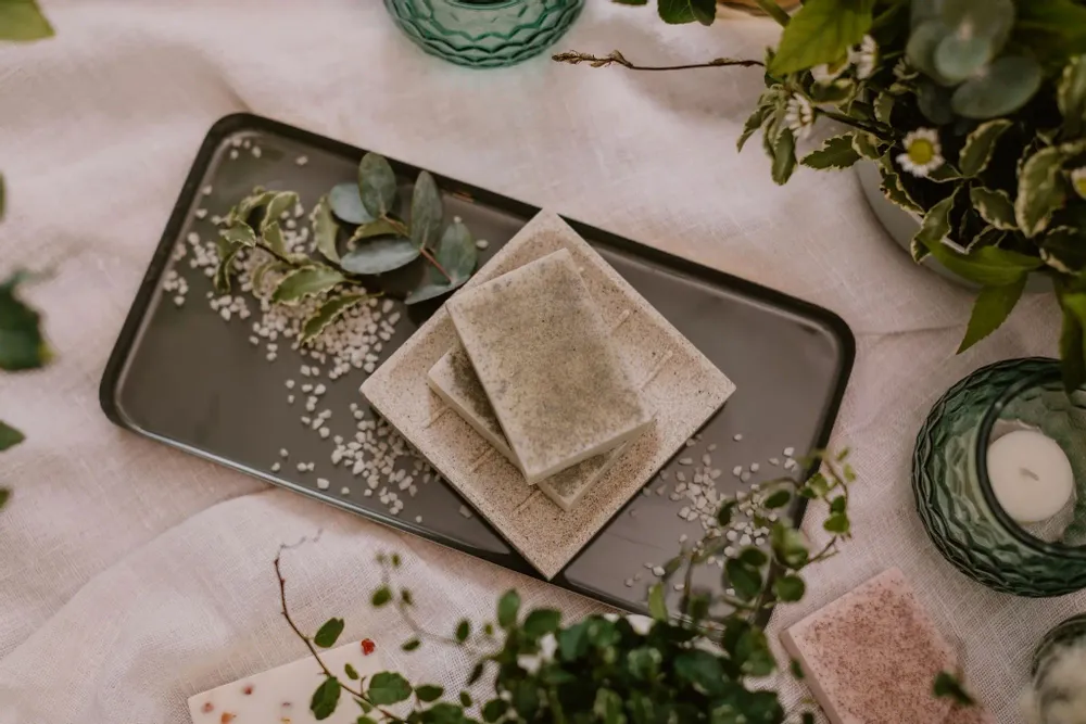 Soaps - Soap with  green clay and lemongrass essential oil - TL CANDLES