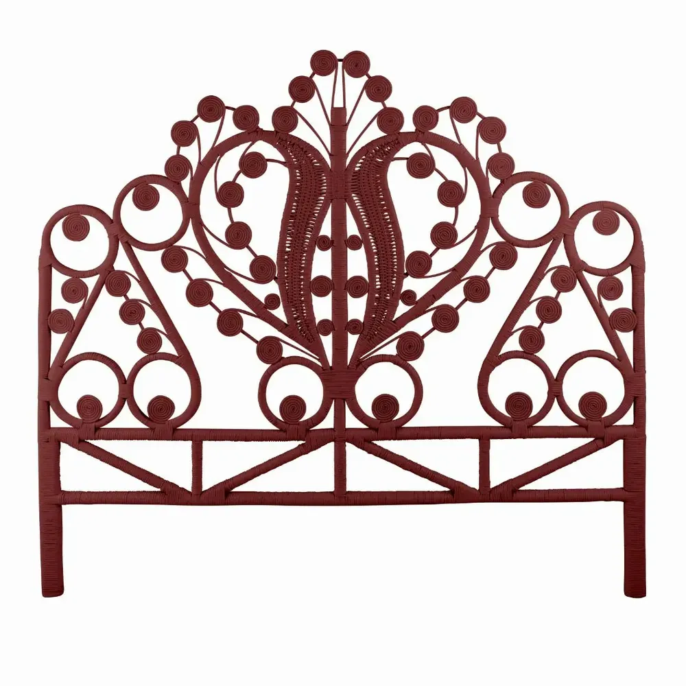 Lits - Tête de lit MAHARAJA en rotin naturel - KOK MAISON
