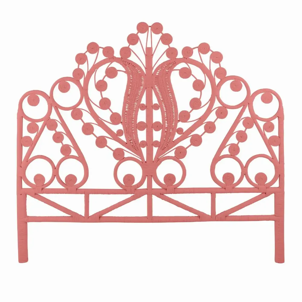 Lits - Tête de lit MAHARAJA en rotin naturel - KOK MAISON