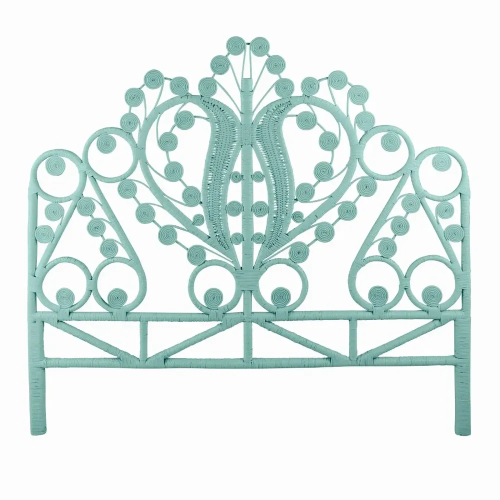 Lits - Tête de lit MAHARAJA en rotin naturel - KOK MAISON