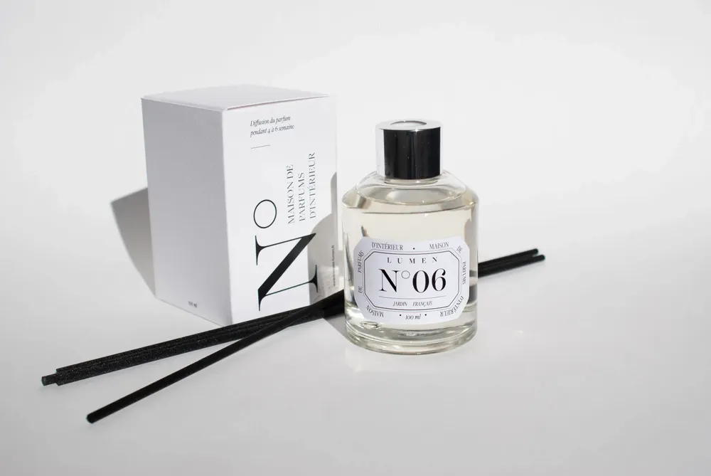 Scent diffusers - Natural Reed Diffuser 100ml N°06 - French Garden - LUMEN • MAISON DE PARFUMS D'INTÉRIEUR