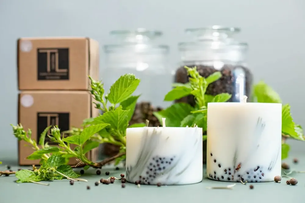 Candles - Candle with Juniper Scent - TL CANDLES