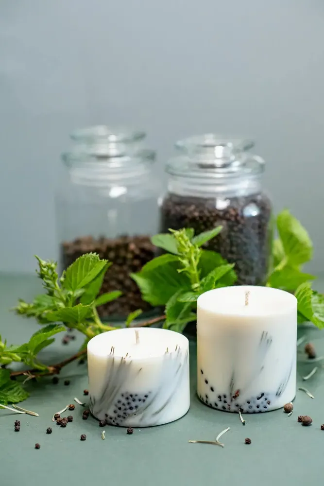 Candles - Candle with Juniper Scent - TL CANDLES