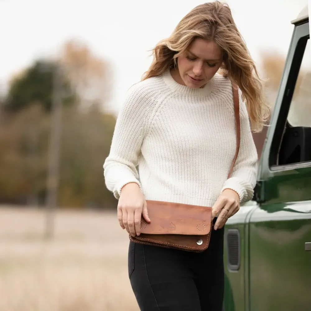 Bags and totes - Kenitra leather shoulder bag - magnetic closure - BERBER LEATHER