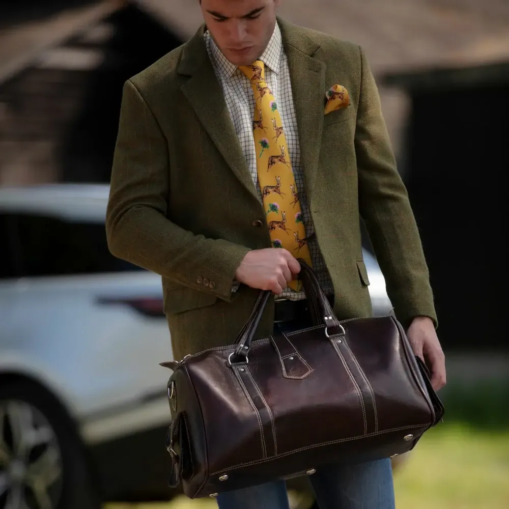 Leather goods - Leather weekend bag - BERBER LEATHER