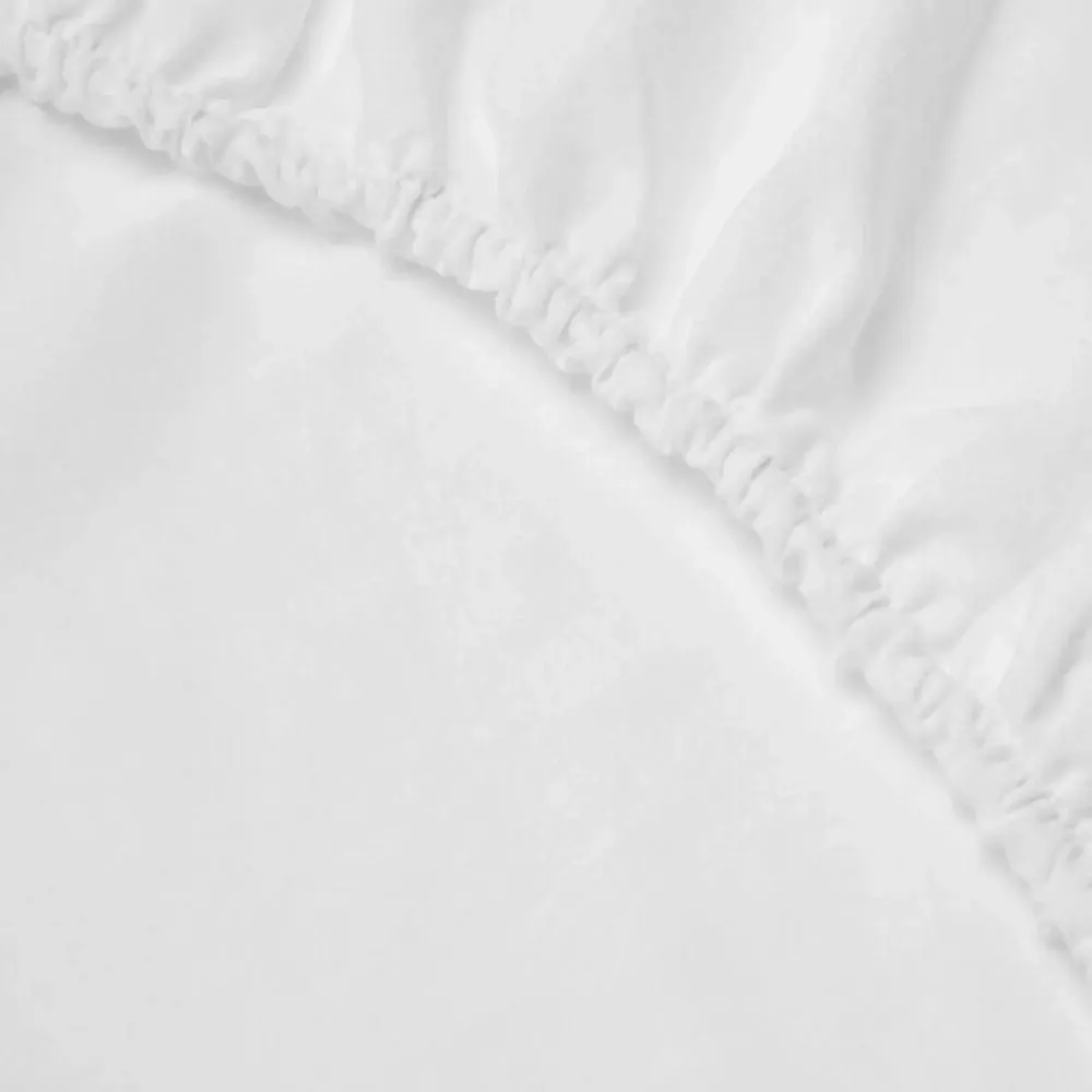 Linge de lit - Ensemble de Linge de Lit en Lin Lavé Premium. Drap-housse. Blanc - SOWL